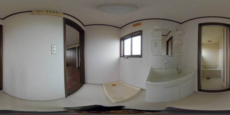 パノラマ画像洗面所