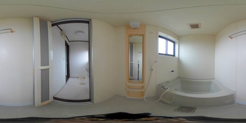 パノラマ画像バスルーム