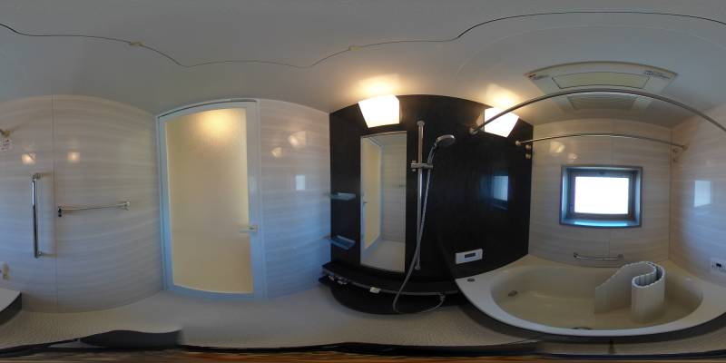 パノラマ画像バスルーム