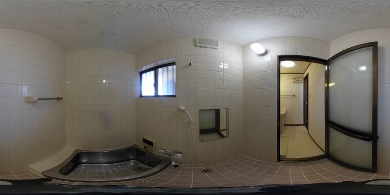 パノラマ画像バスルーム