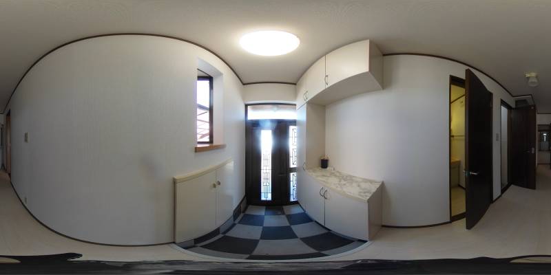 パノラマ画像玄関