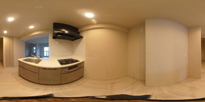パノラマ画像キッチン