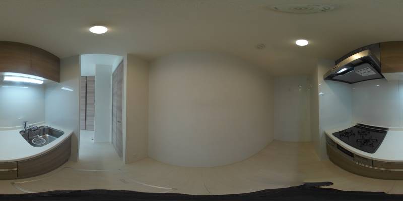 パノラマ画像キッチン