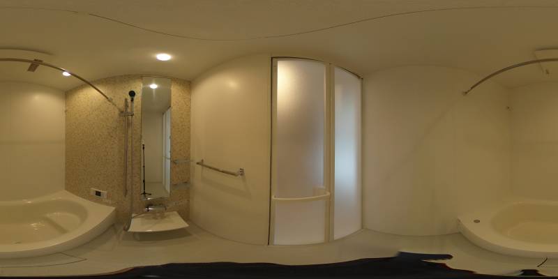 パノラマ画像バスルーム