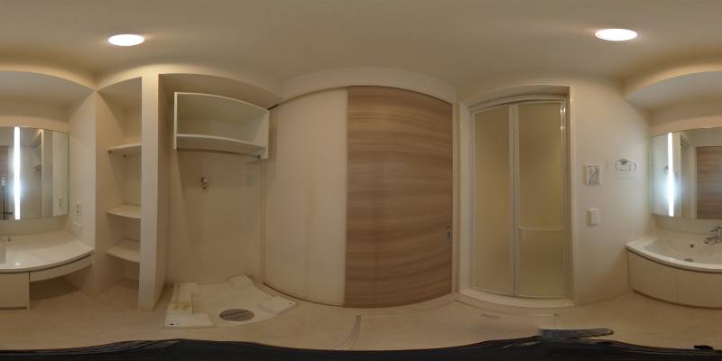 パノラマ画像洗面所