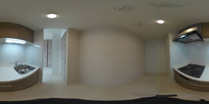 パノラマ画像キッチン