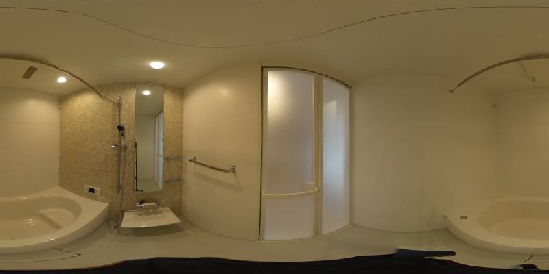 パノラマ画像バスルーム