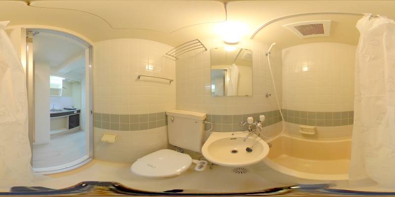 パノラマ画像バスルーム