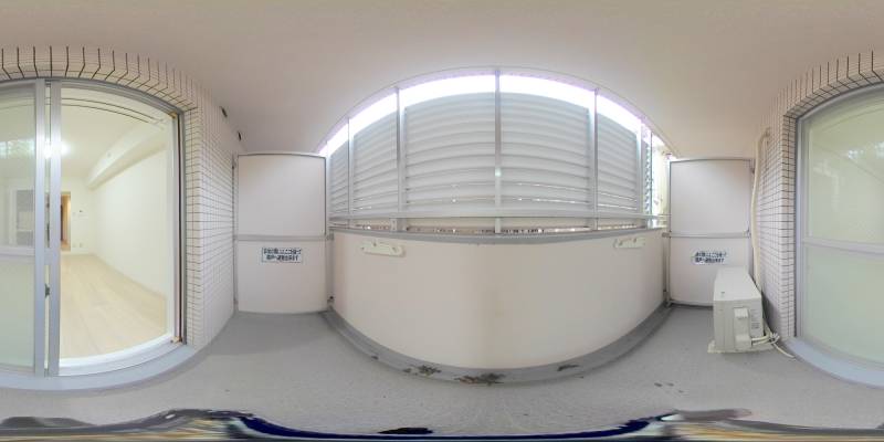 パノラマ画像バルコニー