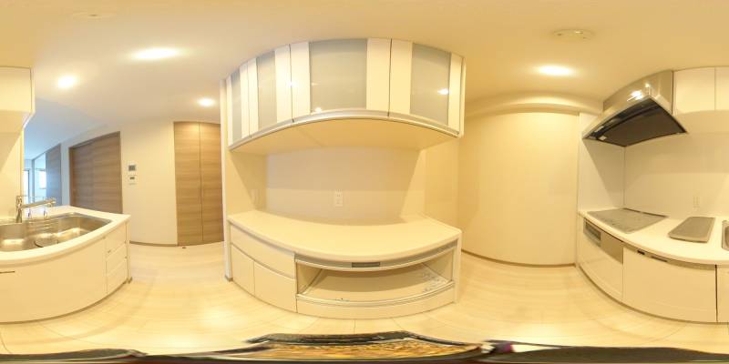 パノラマ画像キッチン