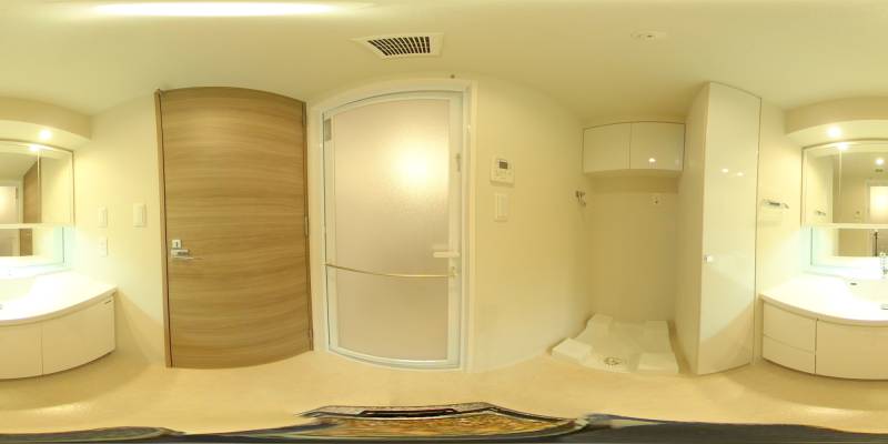 パノラマ画像洗面所