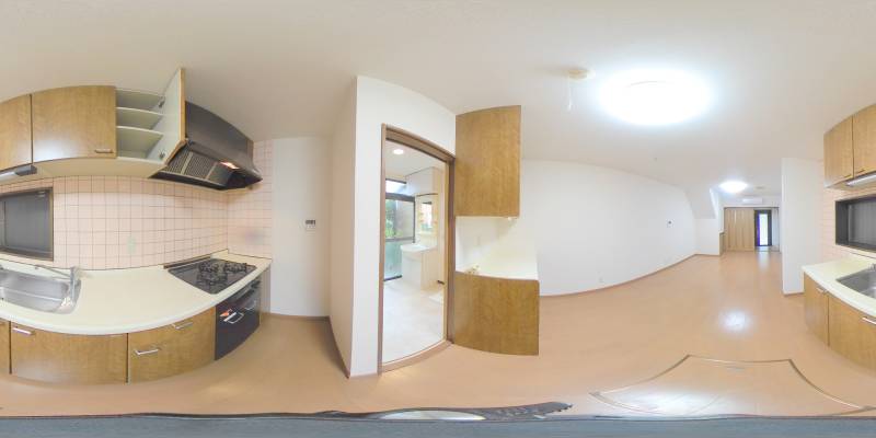 パノラマ画像キッチン