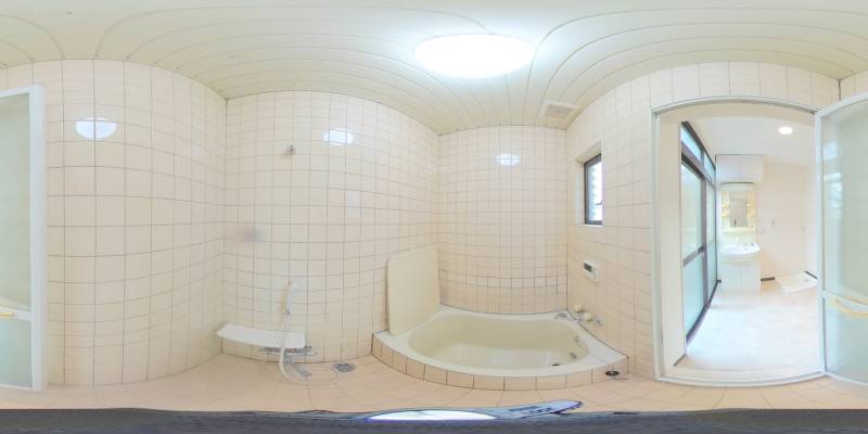 パノラマ画像バスルーム