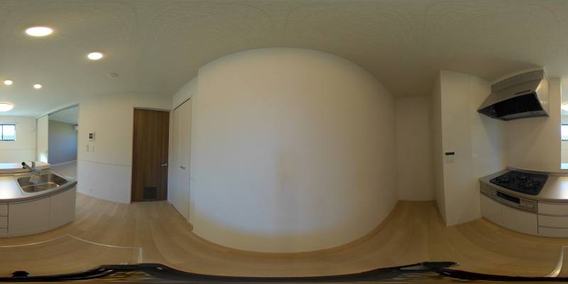 パノラマ画像キッチン