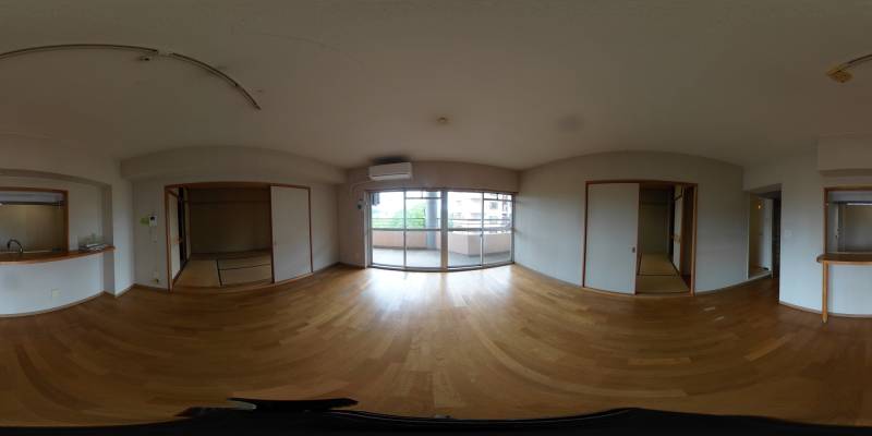 パノラマ画像リビング