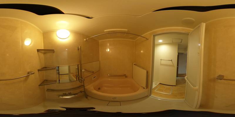 パノラマ画像バスルーム