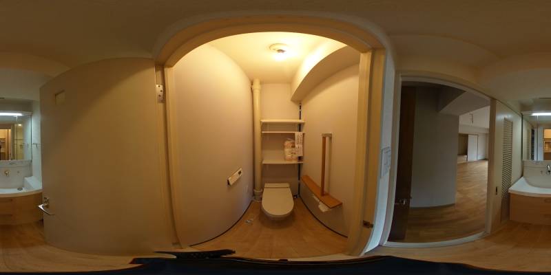 パノラマ画像トイレ