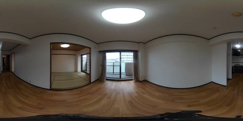 パノラマ画像リビング