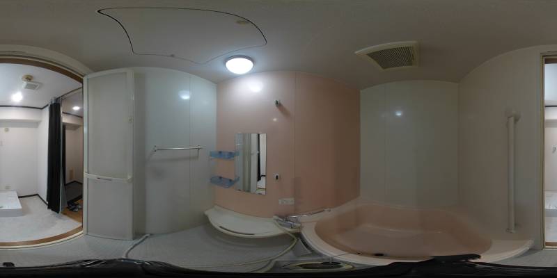 パノラマ画像バスルーム