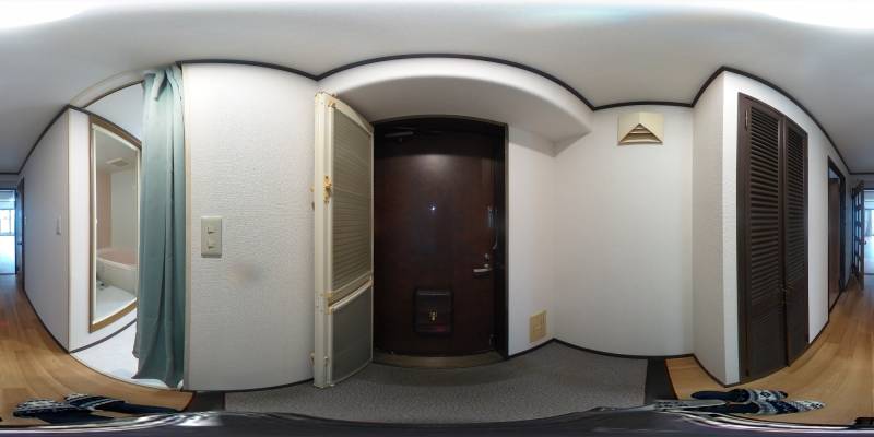 パノラマ画像玄関