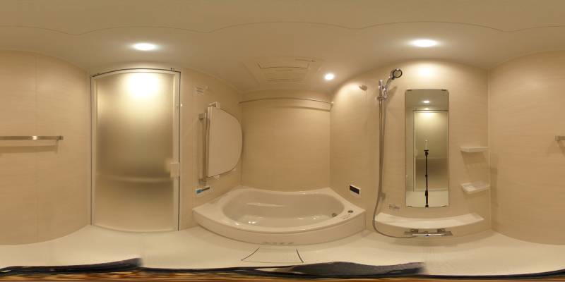 パノラマ画像バスルーム