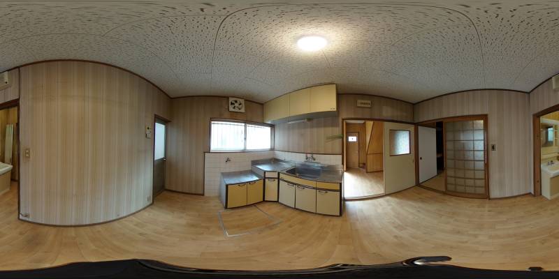 パノラマ画像キッチン