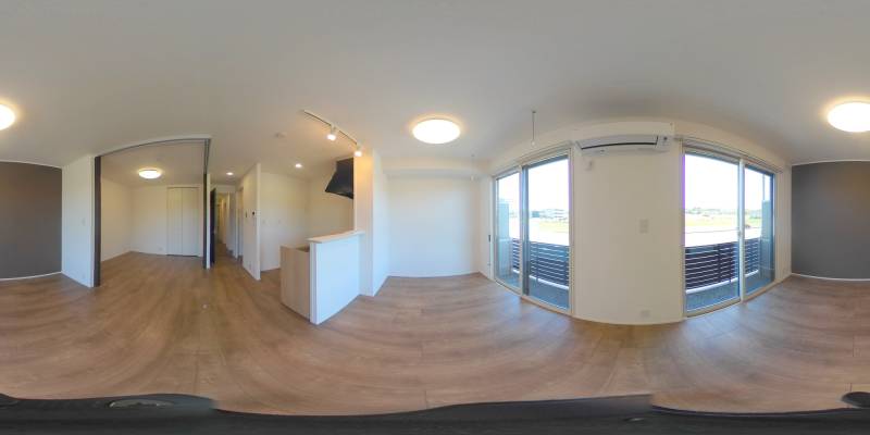 パノラマ画像リビング