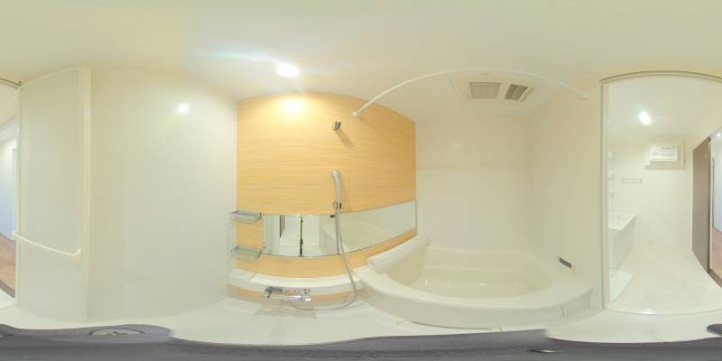 パノラマ画像バスルーム