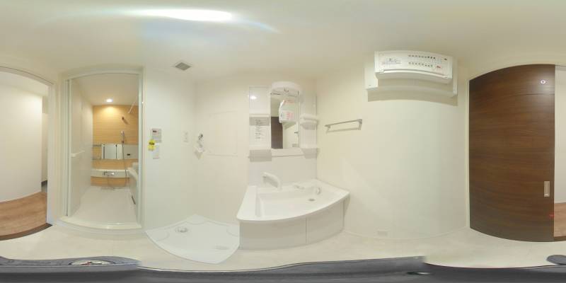 パノラマ画像洗面所
