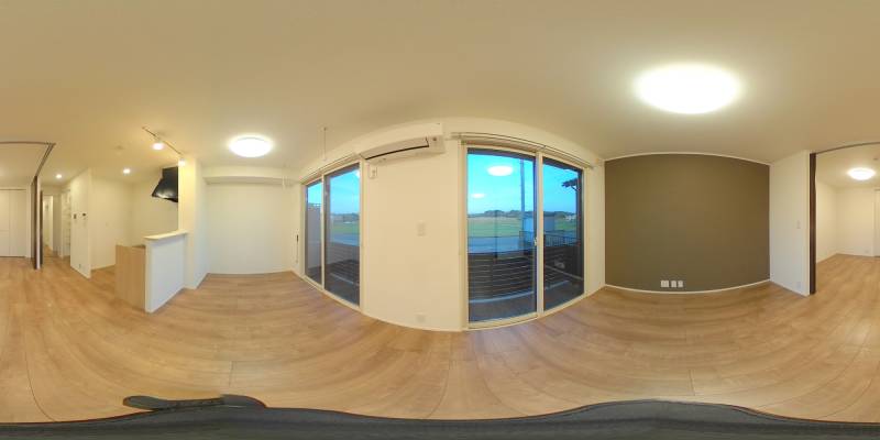 パノラマ画像リビング