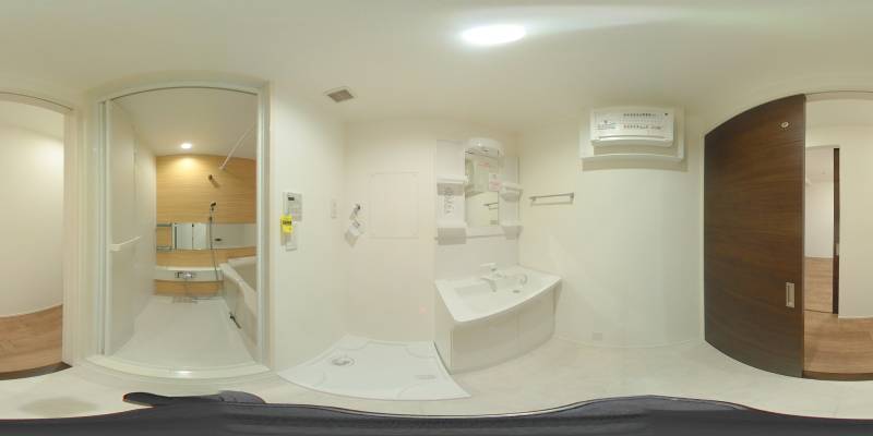 パノラマ画像洗面所