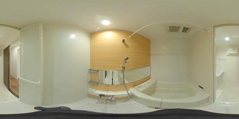 パノラマ画像バスルーム