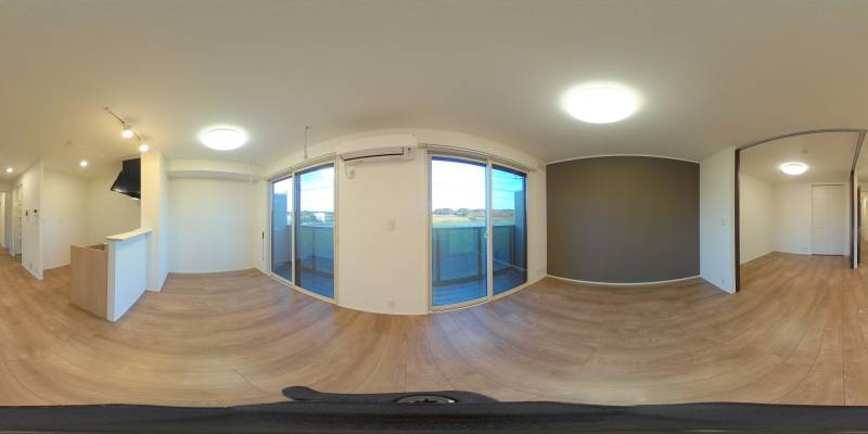 パノラマ画像リビング