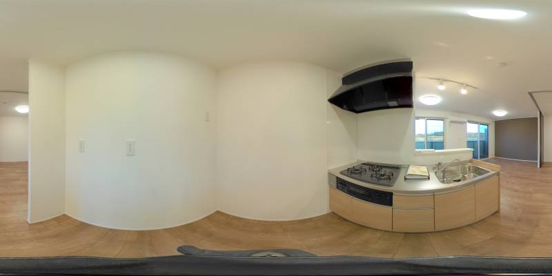 パノラマ画像キッチン