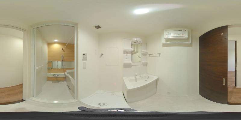 パノラマ画像洗面所