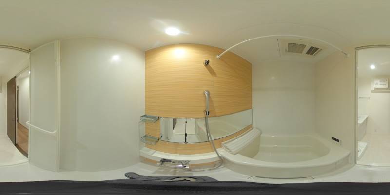 パノラマ画像バスルーム