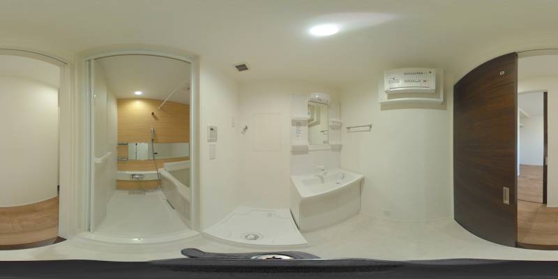 パノラマ画像洗面所