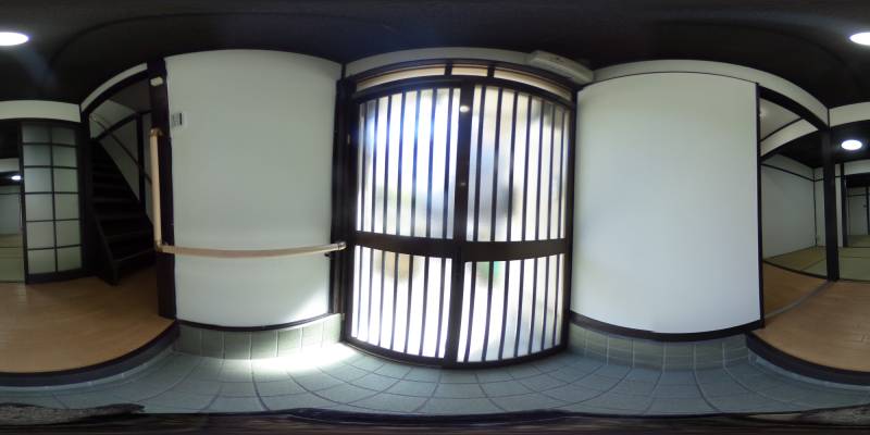 パノラマ画像玄関