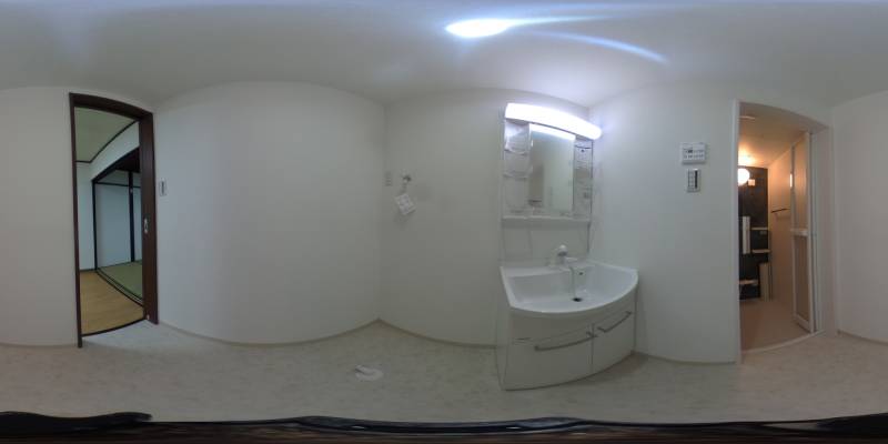 パノラマ画像洗面所