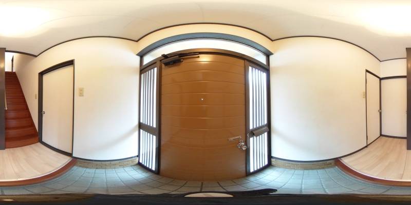 パノラマ画像玄関