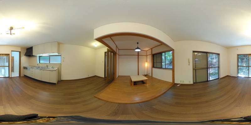 パノラマ画像リビング