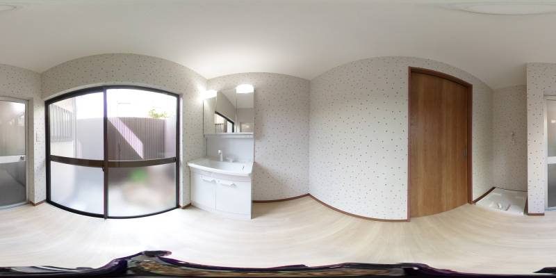 パノラマ画像洗面所