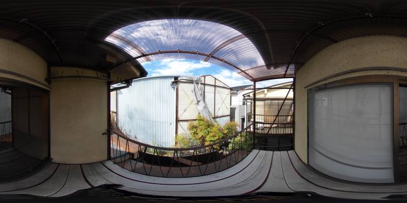 パノラマ画像バルコニー