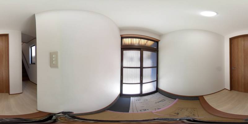 パノラマ画像玄関