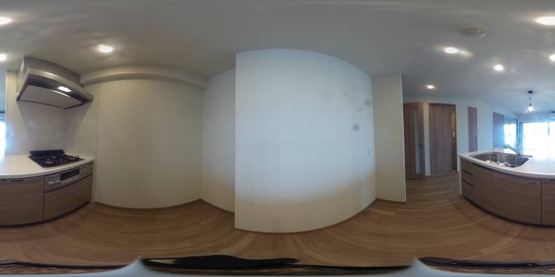 パノラマ画像キッチン