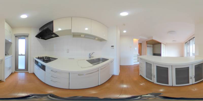 パノラマ画像キッチン