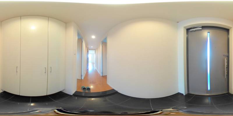 パノラマ画像玄関