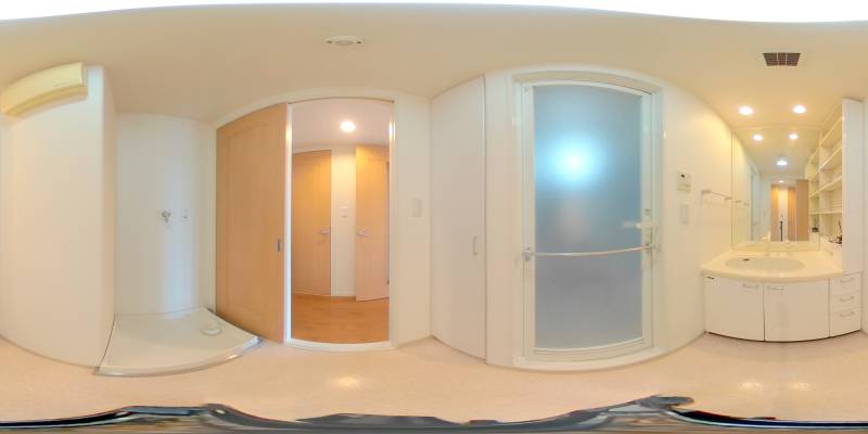 パノラマ画像洗面所