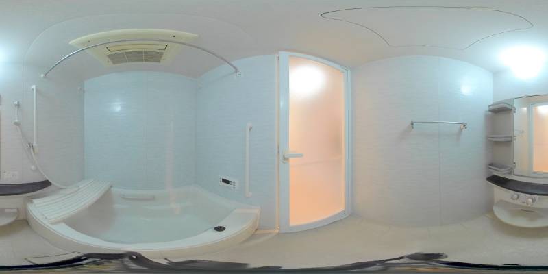 パノラマ画像バスルーム