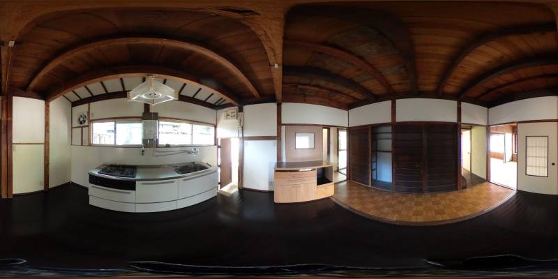 パノラマ画像キッチン